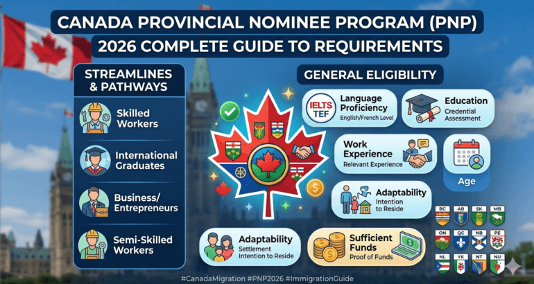 Canada Provincial Nominee Program Requirements (2026 Complete Guide)